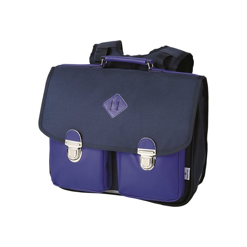 3664447028064-By Oberthur Boy Cartable 38 cm Bleu 2 compartiments Oberthur -P_79355117_1-0