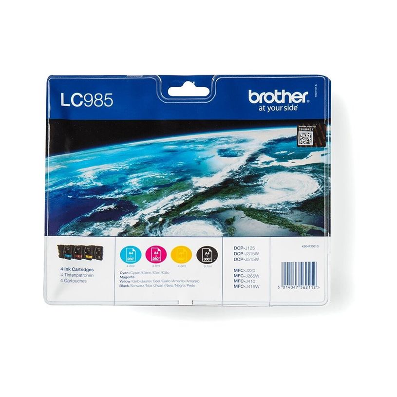 5014047562112-Brother LC985 - Pack de 4 - noir, cyan, magenta, jaune - cartouche d'encre originale-P_79355215_9-8