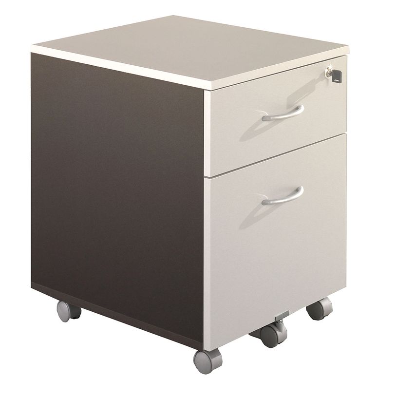 3253310012080-Caisson mobile WINCH 2 tiroirs dont 1 pour dossiers suspendus - Anthracite-P_79355260_1-0