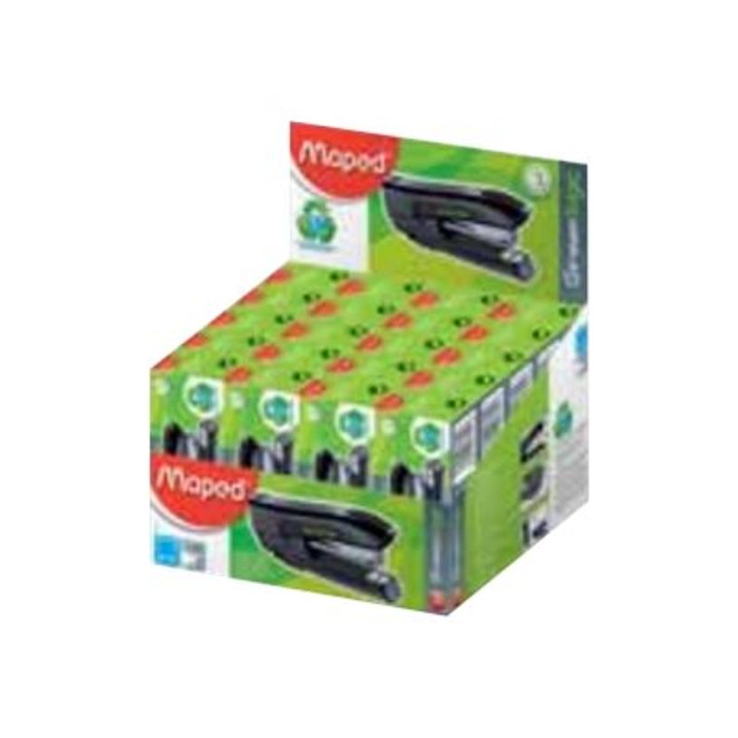 3154143532113-Maped - Agrafeuse de poche Greenlogic Pocket n°10 noir - capacité de 15 feuilles - agrafe-P_79355918_4-3