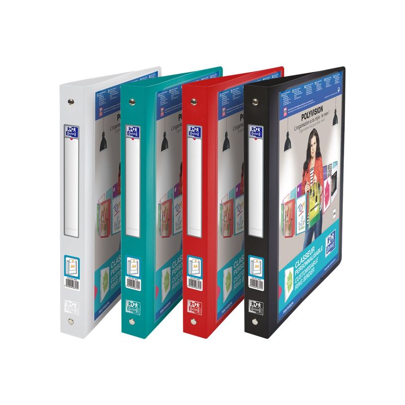 3045050287572-Oxford Polyvision - Classeur à anneaux personnalisable - Dos 30 mm - A4 - pour 150 feuilles - disponib-P_79355967_6-3