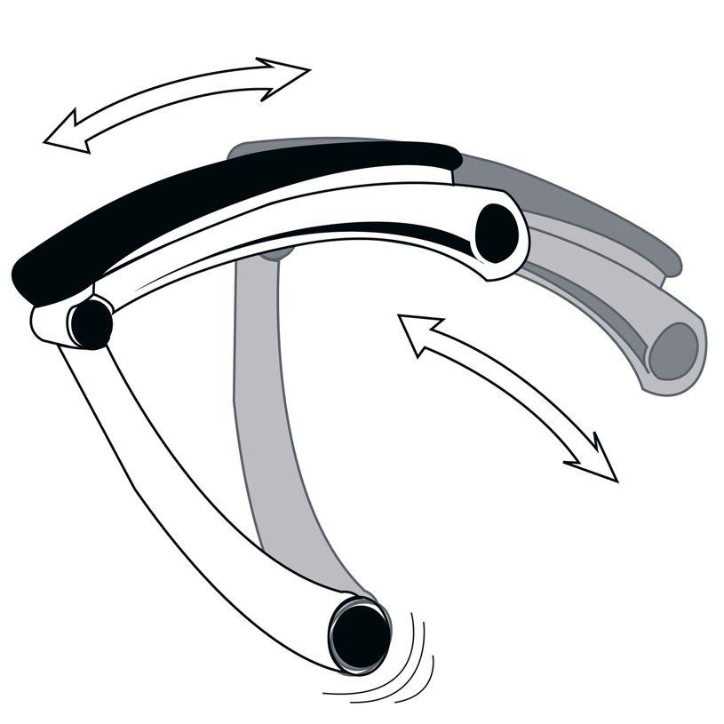 3700339808458-Fauteuil de bureau ergonomique GEORGE en cuir - Accoudoirs fixes - Noir -P_79356106_6-5