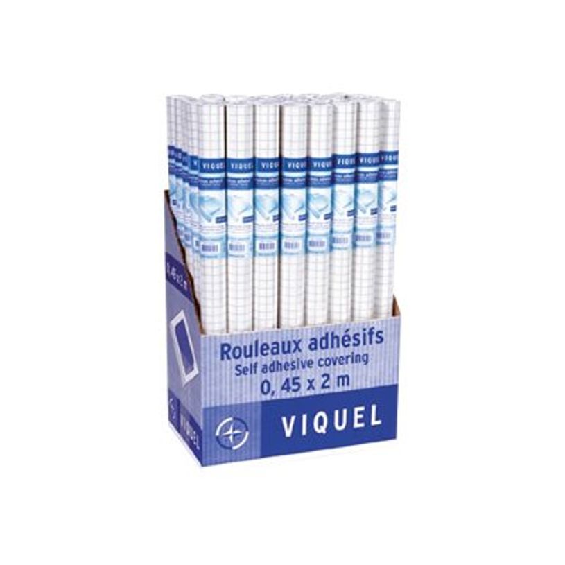 3135250160161-Viquel - Couverture de livre - Rouleau de 45 cm x 2 m - adhésif incolore-P_79356110_3-2
