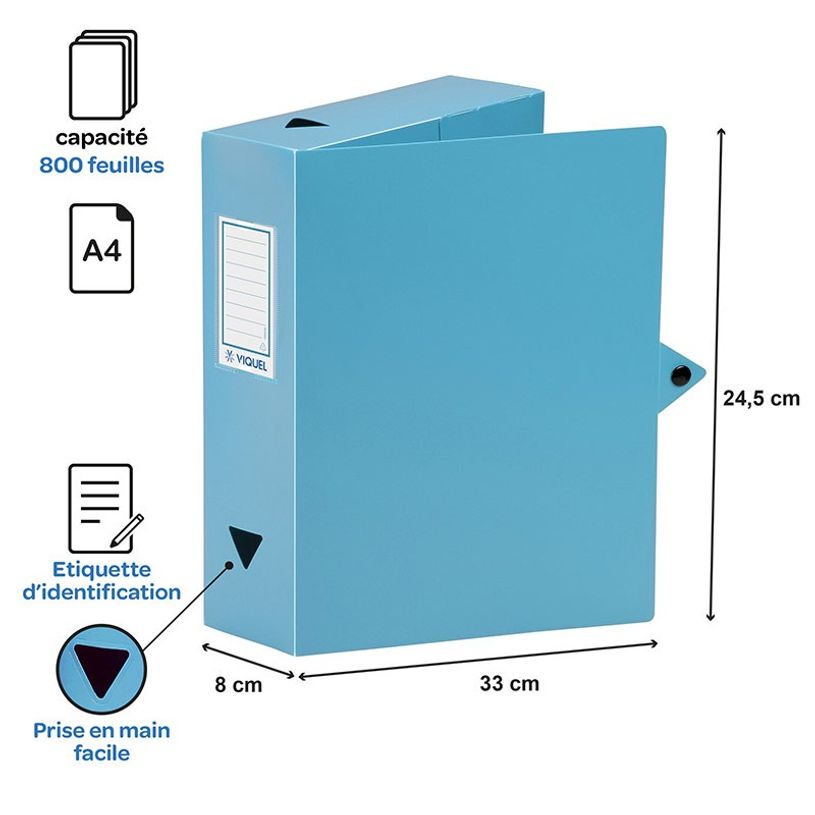 3135251431871-Viquel - Boîte de classement plastique - dos 80 mm - disponible dans différentes couleurs-P_79356134_4-3