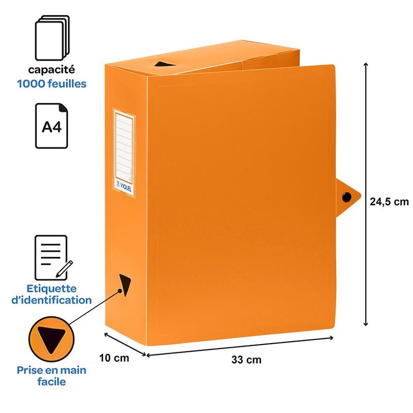 3135251441870-Viquel - Boîte de classement plastique - dos 100 mm - disponible dans différentes couleur-P_79356135_6-5