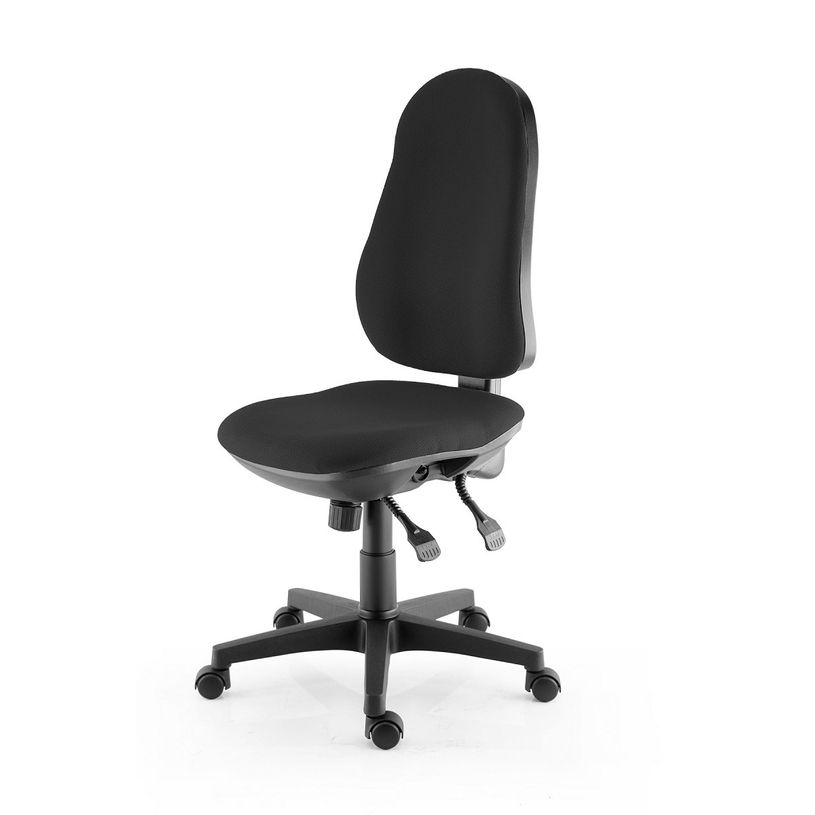 3660916039043-Fauteuil de bureau LIBRA - accoudoirs en option - noir--1