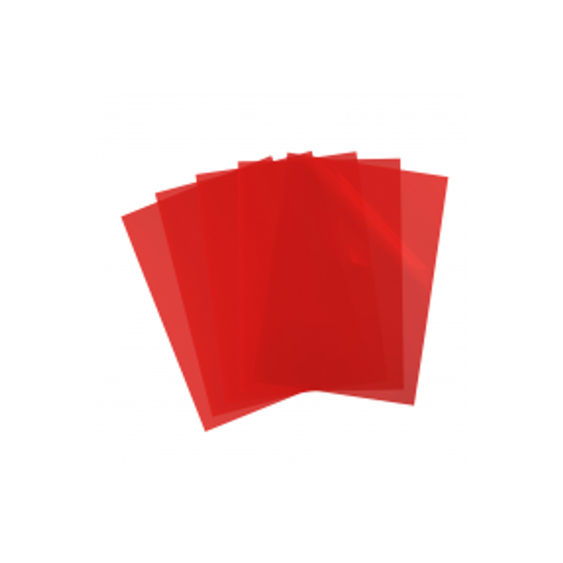 3045050174414-SHINE - 10 Pochettes coin - A4 - pour 25 feuilles - 12/100 - rouge cristal-P_79356713_2-1