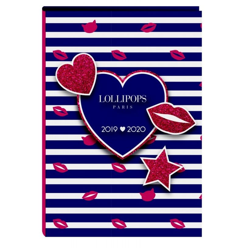 3664447075549-Agenda Lollipops Glossy 1 Jour par page 17X12cm 360 pages Oberthur -P_79356892_1-0