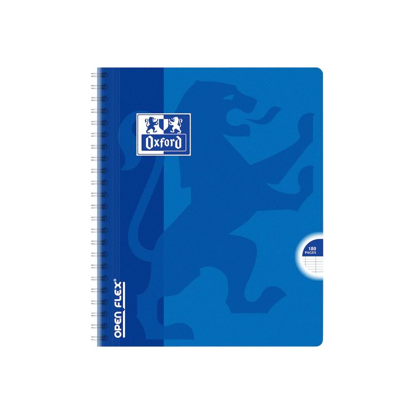 3020121072868-Oxford Openflex - Cahier polypro à spirale 17 x 22 cm - 180 pages - grands carreaux (Seyes) - disponib-P_79356954_2-1