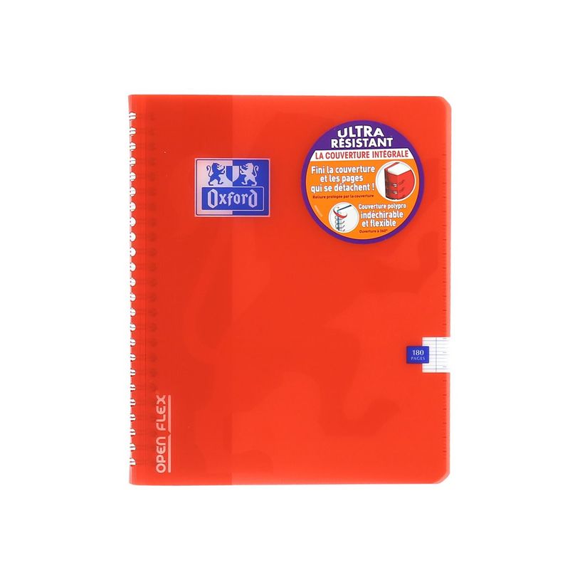 3020121072868-Oxford Openflex - Cahier polypro à spirale 17 x 22 cm - 180 pages - grands carreaux (Seyes) - disponib-P_79356954_6-5