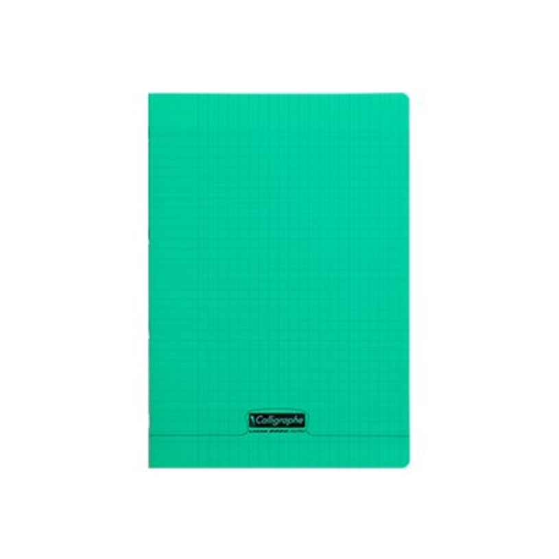 3210330181356-Calligraphe 8000 - Cahier polypro A4 (21x29,7 cm) - 96 pages - grands carreaux (Seyes) - ve-P_79356983_1-0