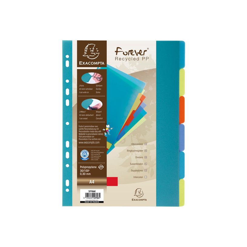 3130630027065-Exacompta Forever - Intercalaire 6 positions - A4 - polypropylène-P_79359198_3-4