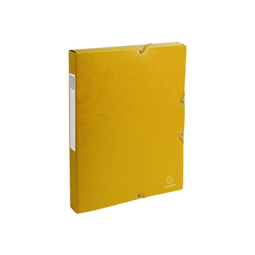 3130630503095-Exacompta Exabox - Boîte de classement en carte lustrée - dos 25 mm - jaune-P_79359216_1-0