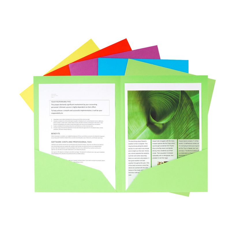 3130634150004-Exacompta Nature Future - 25 Chemises double poche - 220 gr - couleurs assorties-P_79359249_2-1