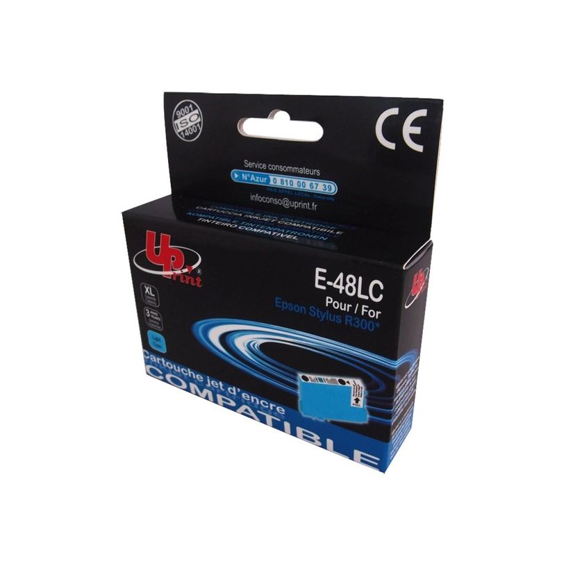 3584770881061-Cartouche compatible Epson T0485 Hippocampe - cyan clair - Uprint-P_79359276_1-0