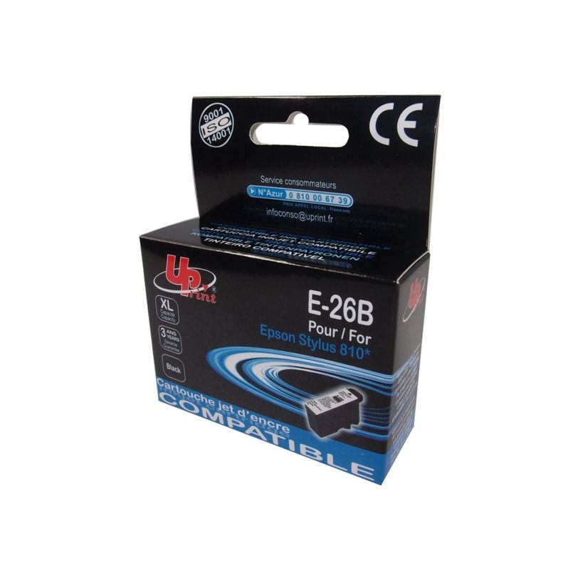 3584770881238-Epson T026 Poisson - compatible UPrint E.26B - noir - cartouche d'encre-P_79359293_1-0