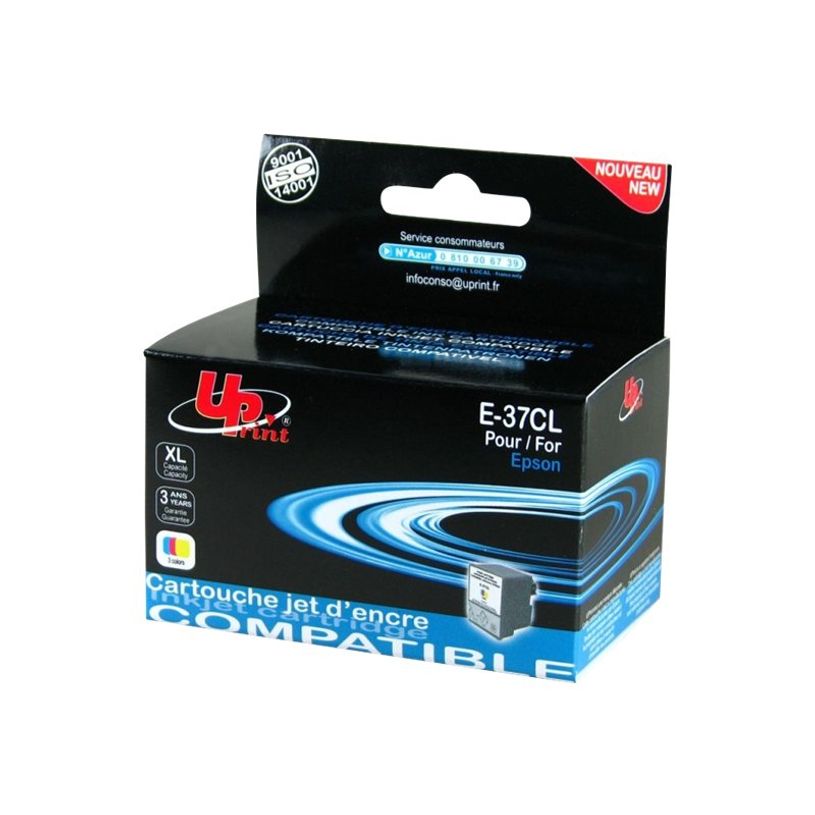 3584770881344-Epson T037 Cabane de plage - compatible UPrint E.37CL - cyan, magenta, jaune - cartouche d'-P_79359304_1-0