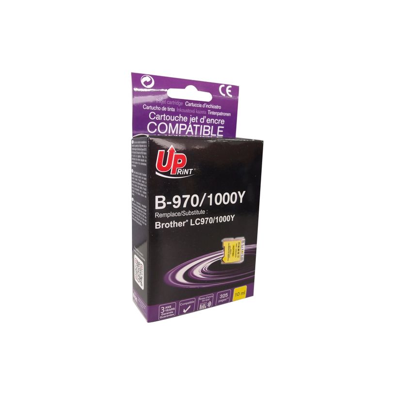 3584770881405-Cartouche compatible Brother LC1000/LC970 - jaune - Uprint-P_79359310_3-2