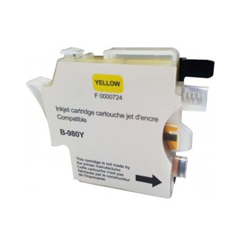 3584770881795-Cartouche compatible Brother LC1100/LC980 - jaune - Uprint-P_79359340_4-2