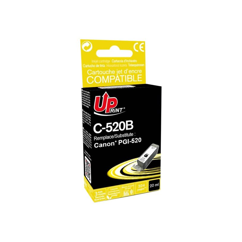 3584770882334-Cartouche remanufacturée Canon PGI-520 - noir photo - Uprint-P_79359355_2-1