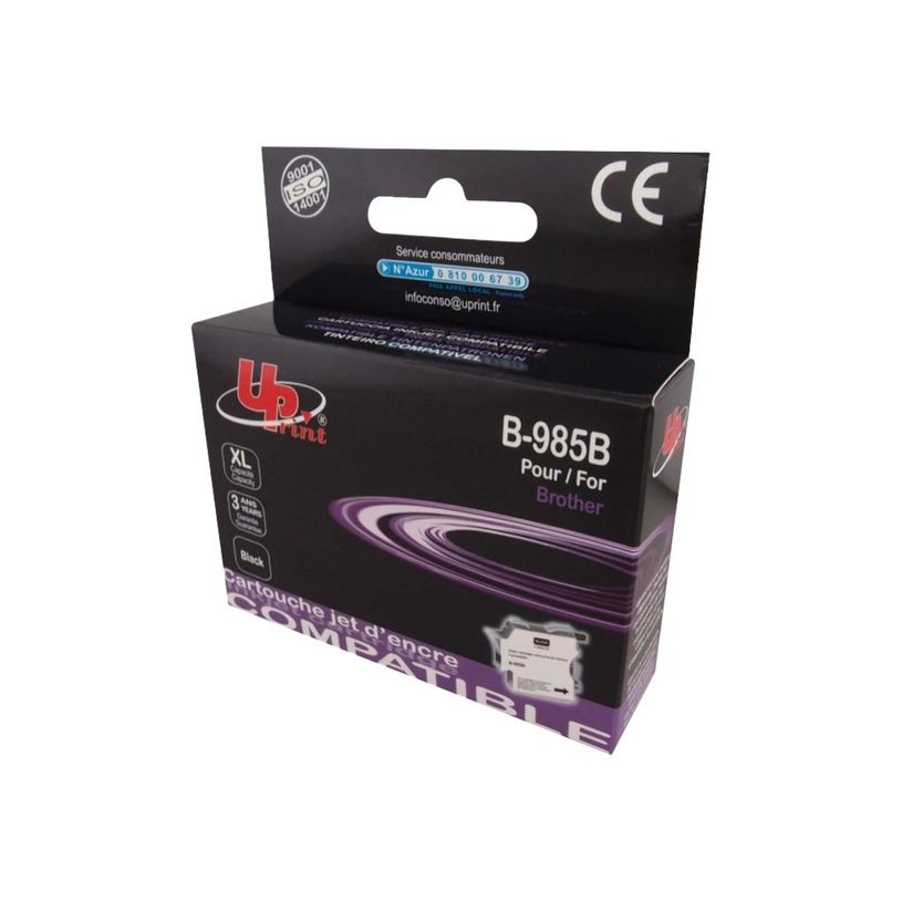 3584770882433-Cartouche compatible Brother LC985 - noir - Uprint-P_79359365_1-0
