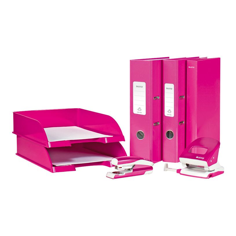 4002432394456-Leitz WOW - Corbeille à courrier rose-P_79359921_1-1