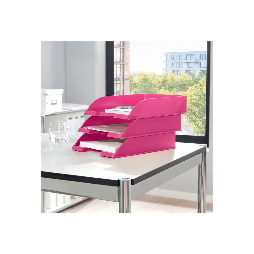 4002432394456-Leitz WOW - Corbeille à courrier rose-P_79359921_2-4