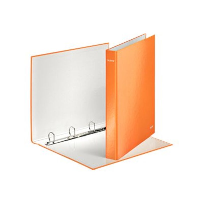 4002432394630-Leitz WOW - Classeur à anneaux - Dos 40 mm - A4 Maxi - pour 250 feuilles - orange métalli-P_79359928_2-1
