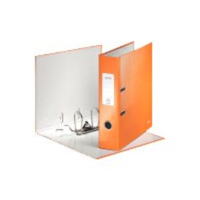 4002432394708-Leitz WOW 180° - Classeur à levier - Dos 80 mm - A4 - pour 600 feuilles - orange métalli-P_79359934_5-4