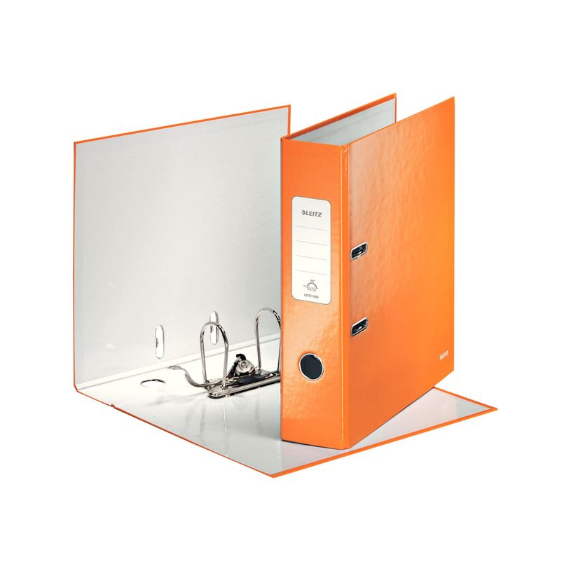 4002432394708-Leitz WOW 180° - Classeur à levier - Dos 80 mm - A4 - pour 600 feuilles - orange métalli-P_79359934_6-5