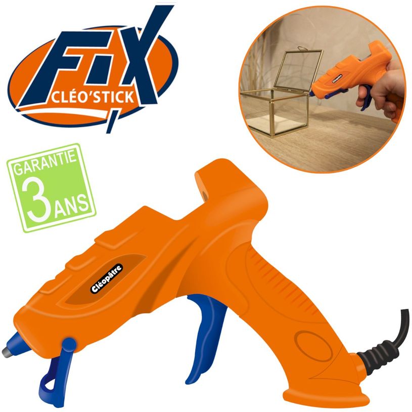 3134720100027-Cléopâtre - Mini pistolet applicateur d'adhésif thermofusible - 10 W--0