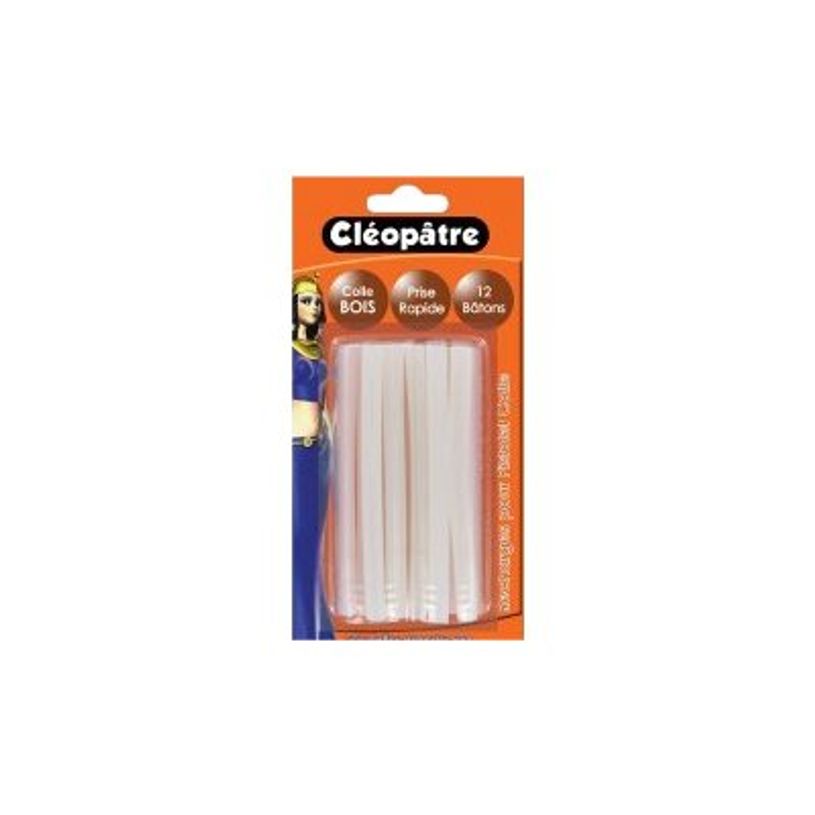 3134725001008-Cléopâtre - 12 Bâtonnets pour pistolet à colle - spécial bois-P_79360043_1-0