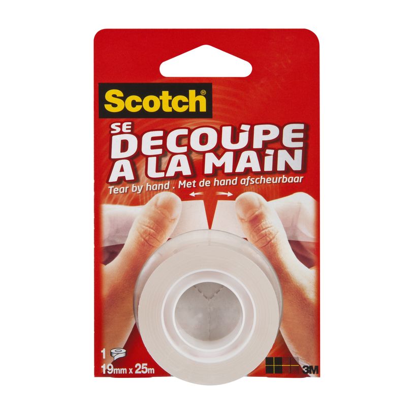 4046719360581-Scotch Crystal - Ruban adhésif "Se découpe à la main" - 19mm x 25m-P_79360222_1-0