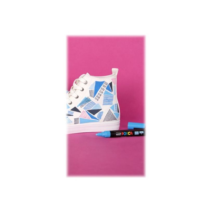 4902778113554-Posca - Marqueur peinture pointe moyenne - bleu métallique-P_79360286_1-1
