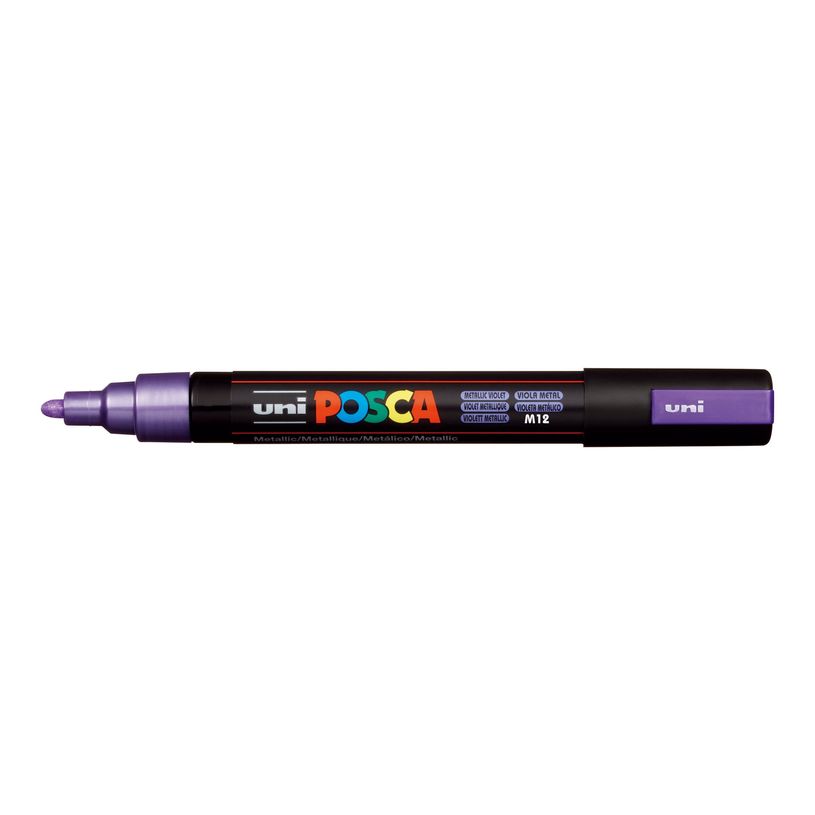4902778113592-POSCA PC-5M - Marcador - violeta metalizado - tinta pigmentada al agua - 1.8-2.5 mm - medio-P_79360290_2-1