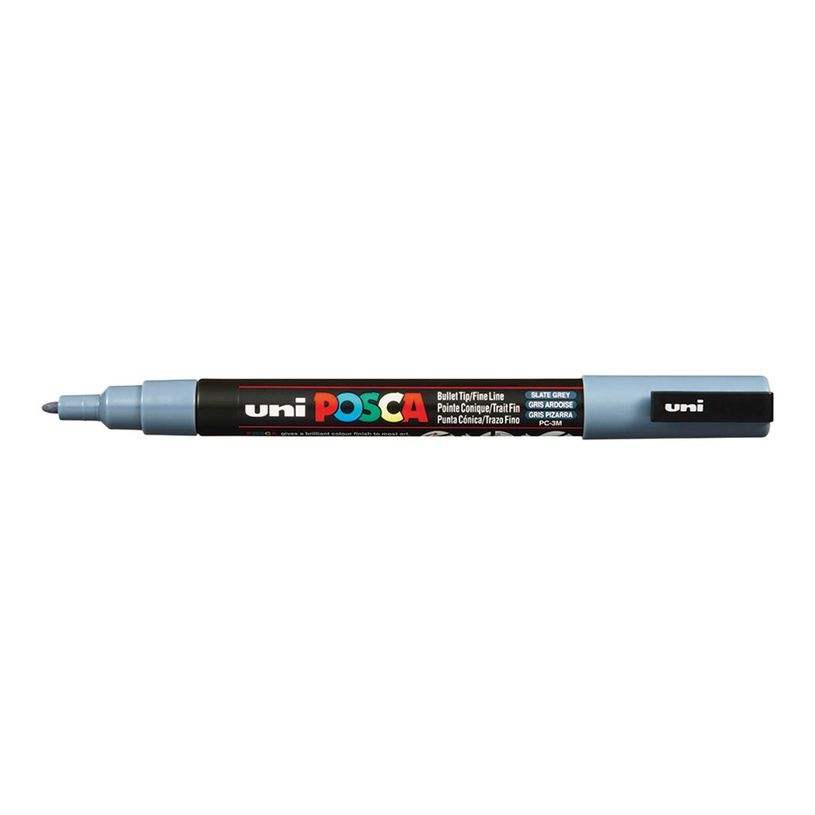 4902778123706-POSCA PC-3M - Marcador - permanente - gris pizarra - tinta pigmentada al agua - 0.9-1.3 mm -P_79360302_2-1