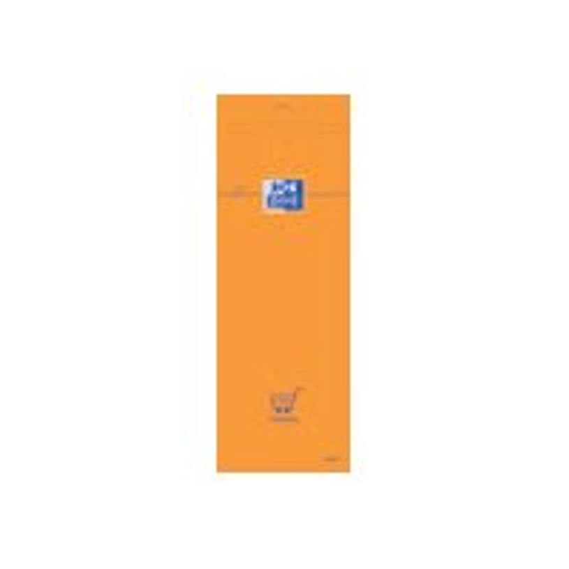 3020120814704-Oxford - Pack de 10 Blocs notes - 7,4 x 21 cm - 160 pages - petits carreaux - 80g - orange-P_79360718_1-0