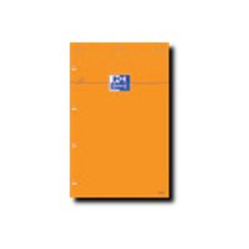 3020120814902-Oxford - Pack de 5 Blocs notes - A4 + - 160 pages - ligné jaune - 80g - perforés - orange-P_79360729_1-0