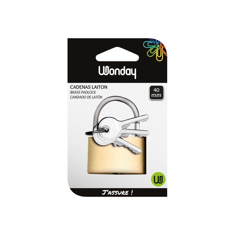 3457701950481-Wonday - Cadenas laiton à clé - 40 mm-P_79360865_2-1