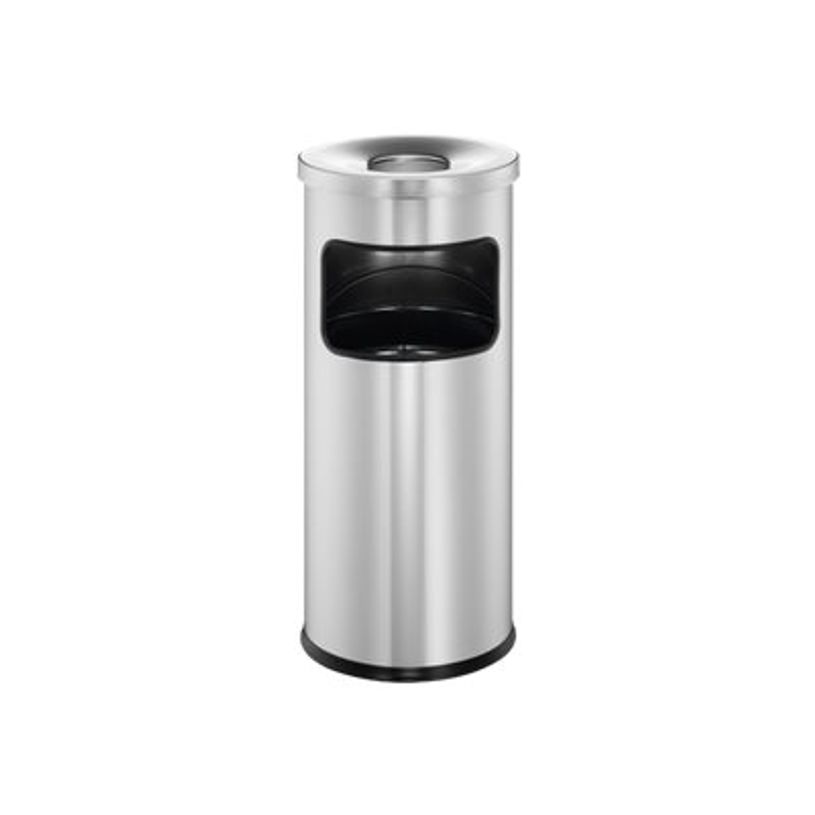 8710968251513-Durable - Corbeille à papier 17L + cendrier avec étouffoir - argent-P_79360912_2-1