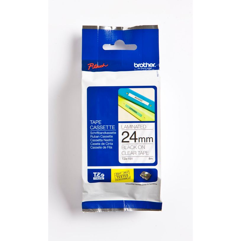 4977766684996-Brother TZe151 - Ruban d'étiquettes auto-adhésives - 1 rouleau (24 mm x 8 m) - fond trans-P_79360918_5-0