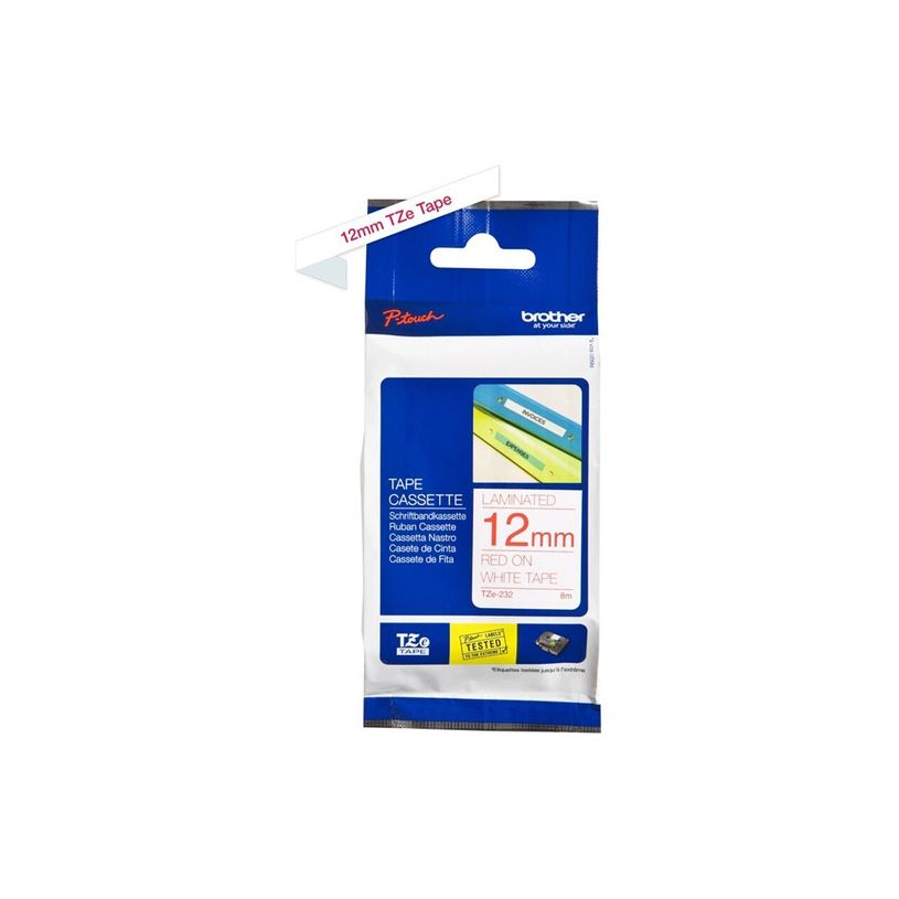 4977766685245-Brother TZe232 - Ruban d'étiquettes auto-adhésives - 1 rouleau (12 mm x 8 m) - fond bla-P_79360920_26-12