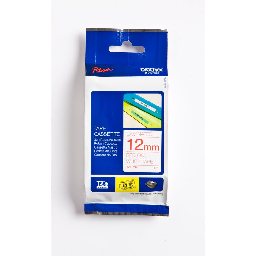 4977766685245-Brother TZe232 - Ruban d'étiquettes auto-adhésives - 1 rouleau (12 mm x 8 m) - fond blanc-P_79360920_4-0