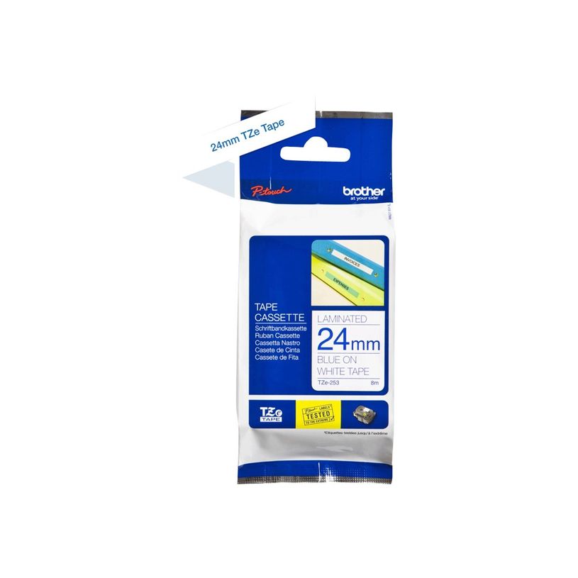 4977766685498-Brother TZe253 - Ruban d'étiquettes auto-adhésives - 1  rouleau (24 mm x 8 m) - fond bla-P_79360922_1-11