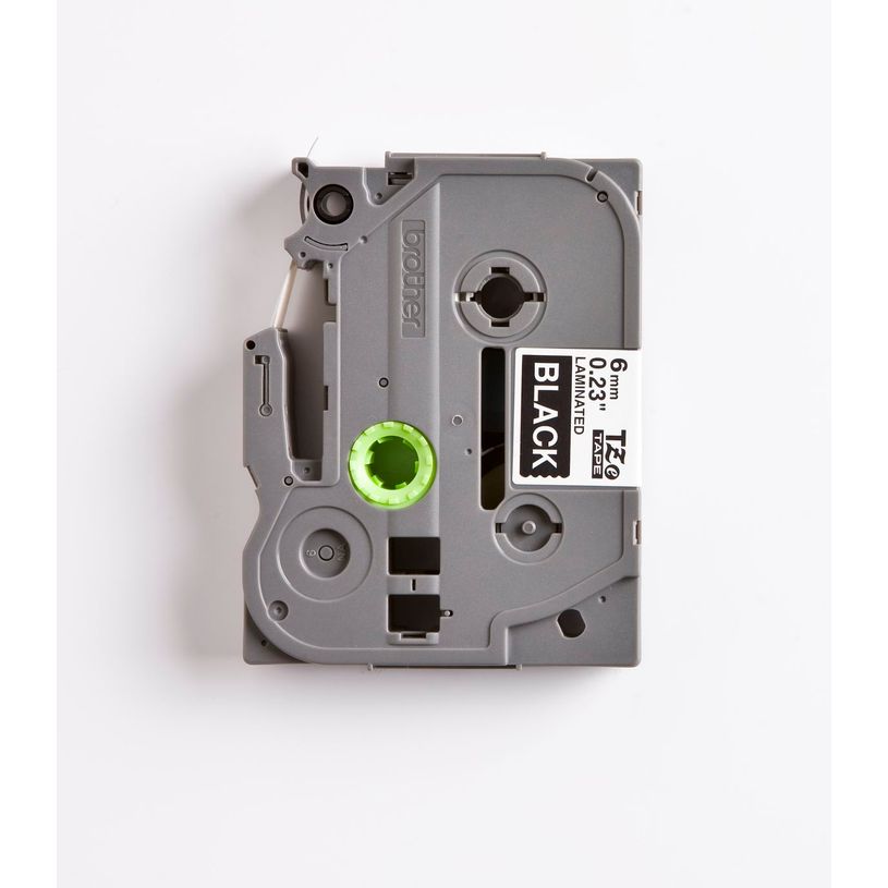 4977766052399-Brother TZe315 - Ruban d'étiquettes auto-adhésives - 1 rouleau (6 mm x 8 m) - fond noir 