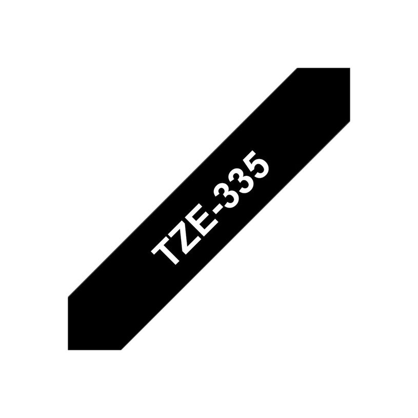 4977766052191-Brother TZe335 - Ruban d'étiquettes auto-adhésives - 1 rouleau (12 mm x 8 m) - fond noi-P_79360925_10-13