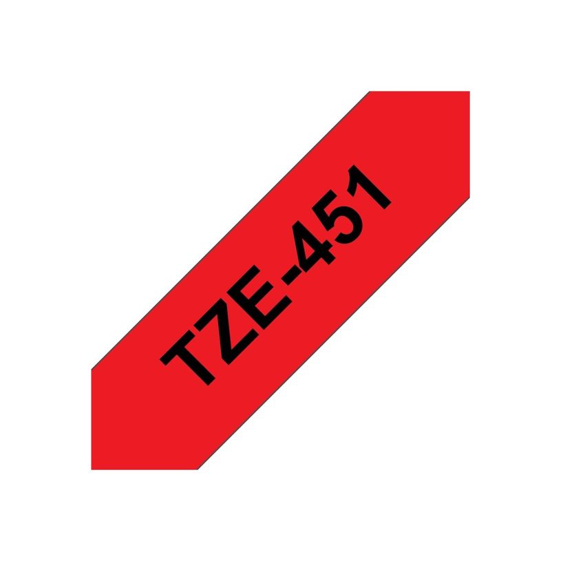 4977766686358-Brother TZe451 - Ruban d'étiquettes auto-adhésives - 1 rouleau (24 mm x 8 m) - fond roug-P_79360928_21-7