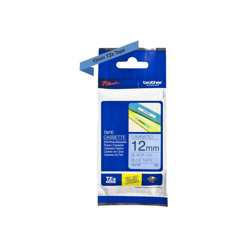 4977766686440-Brother TZe531 - Ruban d'étiquettes auto-adhésives - 1 rouleau (12 mm x 8 m) - fond bleu -P_79360929_2-2