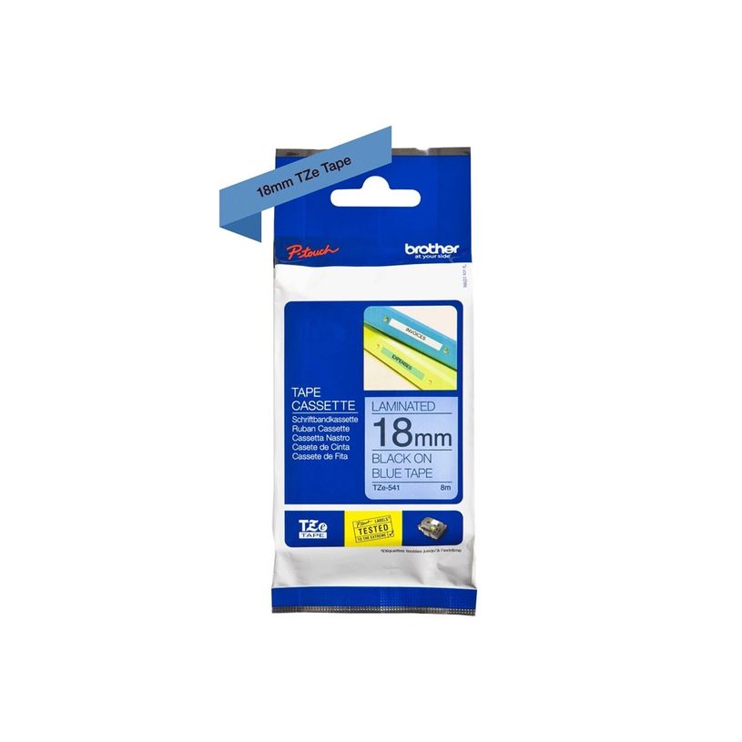 4977766686501-Brother TZe541 - Ruban d'étiquettes auto-adhésives - 1 rouleau (18 mm x 8 m) - fond bleu-P_79360930_23-9
