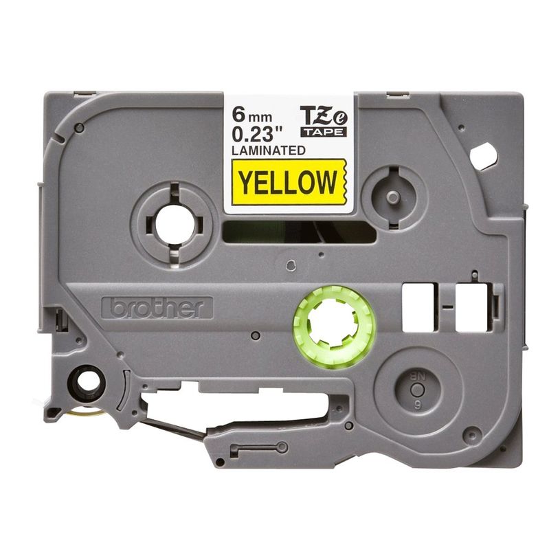 4977766686624-Brother TZe611 - Ruban d'étiquettes auto-adhésives - 1 rouleau (6 mm x 8 m) - fond jaune -P_79360932_6-3